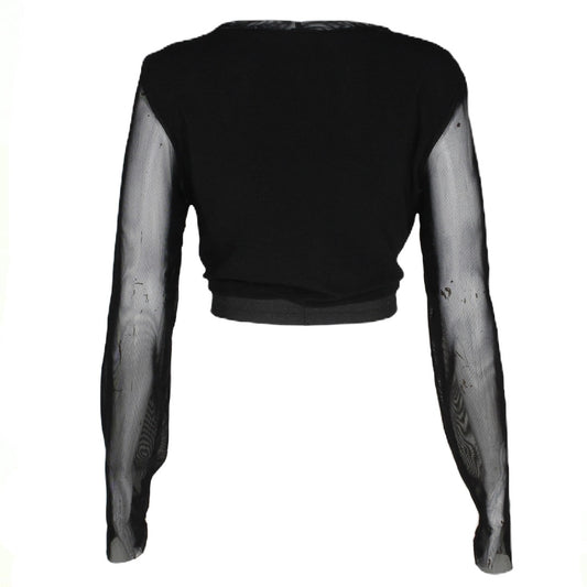 Bustier Crop Sweatshirt