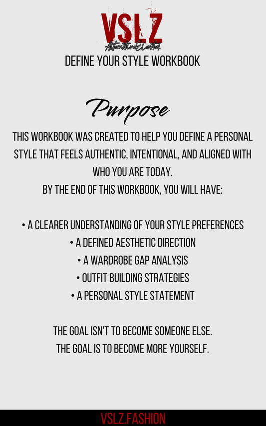 Define Your Style Workbook